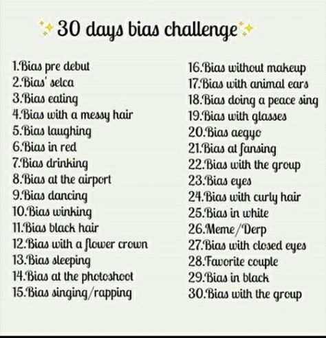 30 Day Bias Challenge, 30 Day Music Challenge, Music Challenge, Bias Kpop, Bucket Lists, 30 Day Challenge, Without Makeup, Animal Ears, Messy Hairstyles