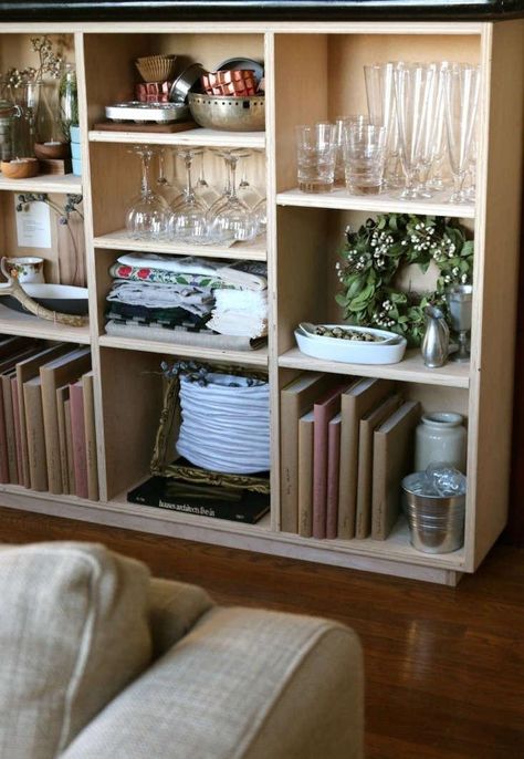 Fill the Void: A DIY Plywood Bookcase - Remodelista Book Rack Diy, Plywood Decor, Plywood Bookcase, Cheap Bookcase, Diy Bookcase, Wide Bookshelf, Bookcase Diy, Plywood Boxes, Bookshelves Diy