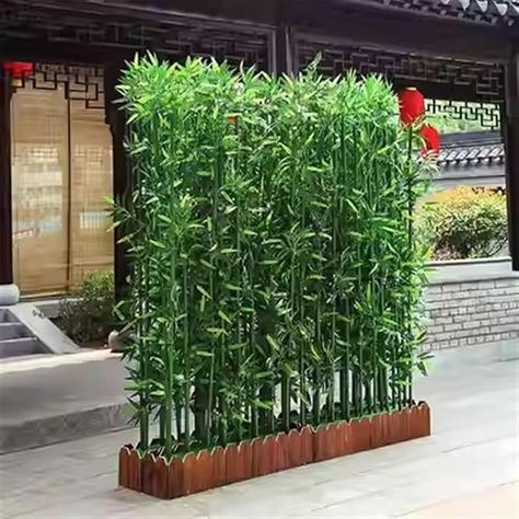 Amazon.com : Outdoor Artificial Bamboo Tree, Floor Partition Screen for Parlor Reception Room, Balcony Deck Porch Landscaping, Freestanding Privacy Fence (Size : 100cm/39.4in-16X1.8m Pole) : Patio, Lawn & Garden Bamboo Privacy Fence, Artificial Flowers Outdoors, Balcony Dining, Reading Rooms, Deck Outdoor, Bamboo Privacy, Porch Landscaping, Balcony Privacy, Juliet Balcony