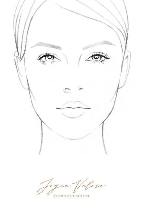 Plain Face Drawing For Makeup, Face Template Makeup, Makeup Learning, Face Chart Makeup, Face Chat, Mac Face Charts, Simple Face Drawing, Eyeshadow Techniques, Makeup Book