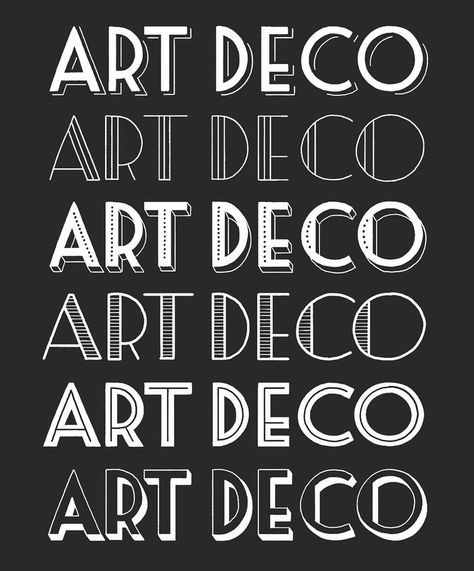 Art Deco Lettering, Art Deco Type, Art Deco Typography, Art Deco Pictures, Art Deco Fonts, Art Deco Ideas, Art Deco Font, Deco Font, Modern Calligraphy Fonts