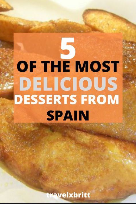 Yum!!! These 5 desserts from Spain are some of the most delicious in the whole country. Learn about authentic desserts from Spain and make them at home with these recipes. Food From Spain Authentic, Spain Dessert, Spanish Desserts Spain, Desserts From Spain, Recipes From Spain, Spanish Food Spain, Spain Recipes, Authentic Desserts, Spanish Dessert Recipes