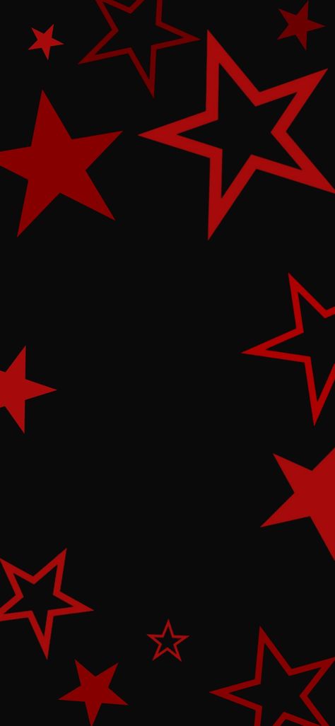 red stars wallpaper Aesthetic Wallpaper Red Vintage, Red Stars Aesthetic, Red Star Wallpaper, Red Lockscreen, Black And Red Wallpaper, Red Ios, Ios Background, Iphone Wallpaper Stars, Fav Aesthetic