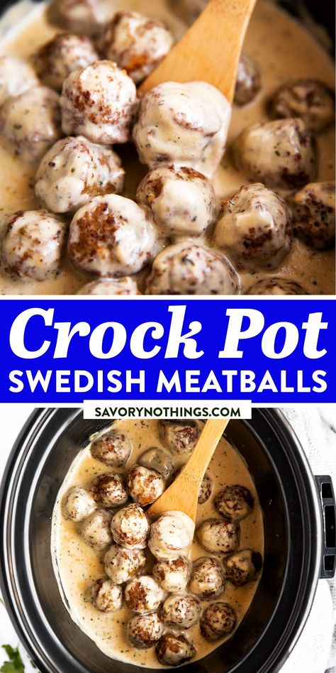 Sweetish Meatballs Recipe, Best Swedish Meatballs, Swedish Meatball Sauce, Easy Swedish Meatball Recipe, Slow Cooker Swedish Meatballs, Swedish Meatballs Crockpot, Swedish Meatballs Recipe, Porcupine Meatballs, Meatball Recipes Crockpot