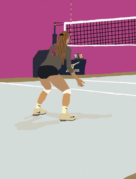 #cartoon #volley #volleyball #drawings #art Volleyball Aesthetic Cartoon, Cute Volleyball Drawings, Volleyball Drawings, Drawing Volleyball, Volleyball Cartoon, Volleyball Cartoon Art, Volleyball Illustration Art, Volleyball Girl Drawing, Cartoon Volleyball