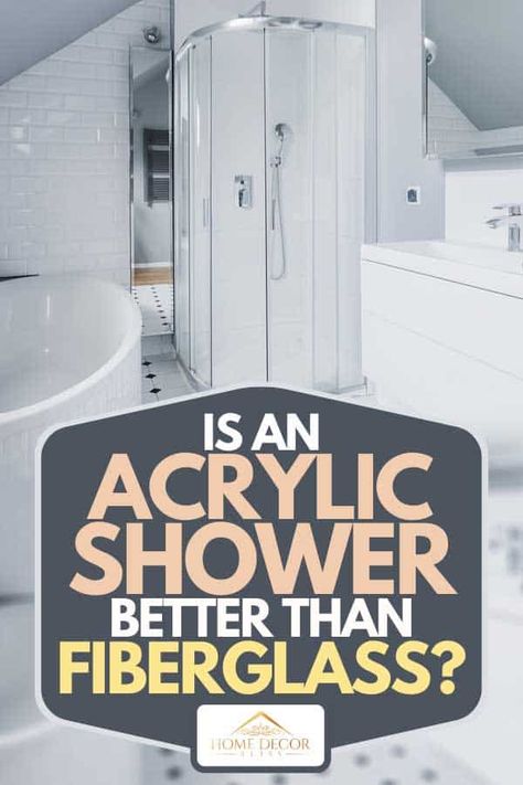 Is An Acrylic Shower Better Than Fiberglass? Tub Surround Ideas Diy, Tub Surround Ideas, Onyx Shower, Southern Charm Decor, Shower Makeover, Bathtub Repair, Tub To Shower Conversion, Tile Repair, Glamour Home