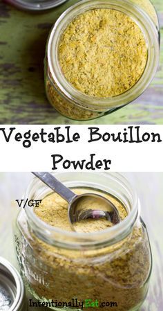 Bouillon Vegetable Bouillon Powder, Bouillon Recipe, Vegetable Bouillon, Cook Vegetarian, Homemade Dry Mixes, Recipes Fruit, Spice Mix Recipes, Powder Recipe, Homemade Spices