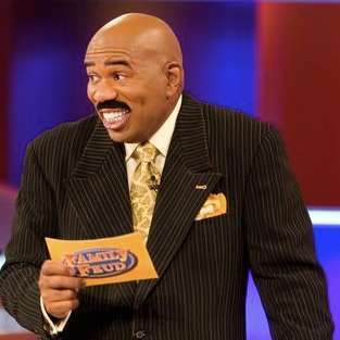 The 13 Dirtiest Game Show Answers (Vol. 1) Steve Harvey Family, Family Feud Funny, Newest Memes, Hip Hop Atlanta, Funny Google Searches, Competition Games, Steve Harvey, Family Feud, Guys Be Like