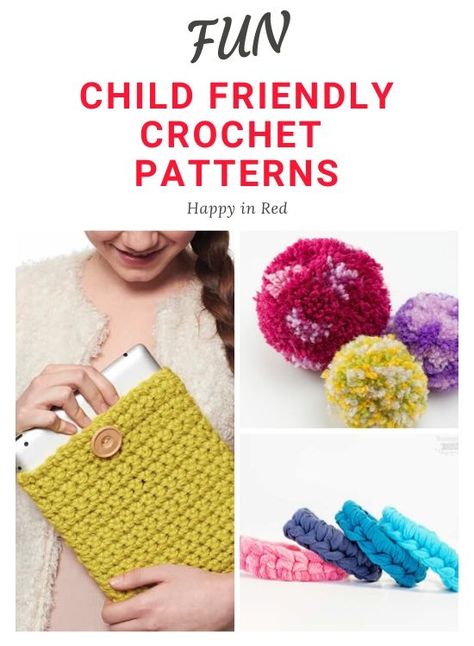 Left Handed Crochet Amigurumi, Teaching Kids To Crochet, Teach Kids To Crochet, Crochet For Kids Beginner, Easy Crochet For Kids, Easy Crochet Projects For Kids, Crochet Projects For Kids, Kids Crochet Projects, Crochet Patterns For Kids