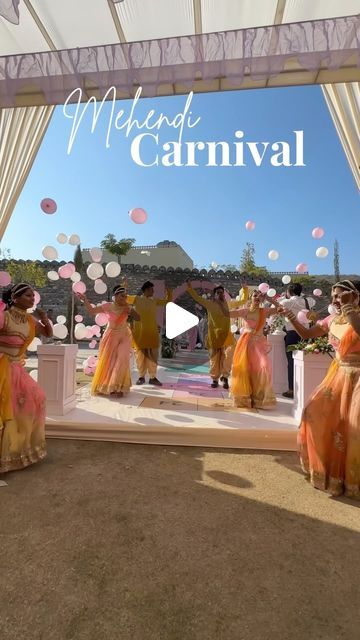 Scarlet Concepts on Instagram: "A Mehendi Carnival that brings out the fun in you💛   Credits:  Bride: @isha2498 Groom: @meghaltshah Decorator: @mokshivaentertainment Venue: @raajsakumbhalgarh  Event content: @asocial_worm   Managed & conceptualised by @scarletconcepts   #MehendiCarnival #CarnivalGames #Carnival #IndianWeddings #ReelsIndia #CarnivalDecor #Detailing #WeddingGames #WeddingDecor #ReelItFeelIt #BigFatIndianWedding #TeamScarlet #ScarletConcepts" Different Haldi Decor, Mela Theme Mehendi, Different Mehendi Designs, Haldi Carnival Ideas, Carnival Decorations Ideas Events, Wedding Carnival Decor, Haldi Theme Ideas, Haldi Carnival Decor, Carnival Decorations Ideas