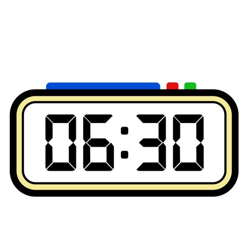 6:30 Am Clock Digital, Time Illustration, Clock Digital, Digital Clock, Tree Saw, Digital Clocks, Heart Tree, Cityscape Photos, Logo Banners