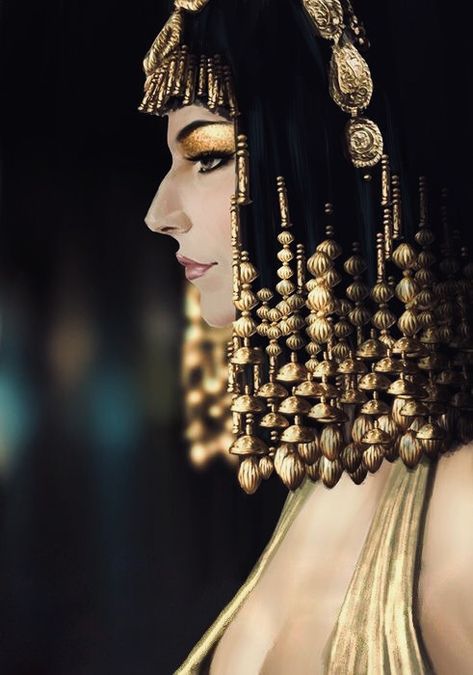 Egyptian Make Up, Egyptian Goddess Costume, Egyptian Hairstyles, Arabian Costume, Egypt Concept Art, Egyptian Princess, Queen Cleopatra, Belly Dance Dress, Egyptian Beauty