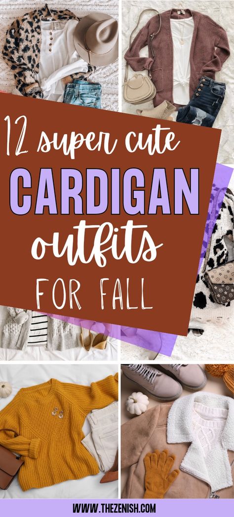 everyday fall outfits,  cardigan outfits Outfits With Rust Colored Cardigan, Cardigan With Sneakers Outfit, Long Cardigan Outfit Fall Work, Pink Cardigan Sweater Outfit, Cardigan T Shirt Outfit, Cardigan Ideas Outfits, Sweater Over Button Up Outfit, Women’s Cardigan Outfits, Jeans And Cardigan Outfit Fall