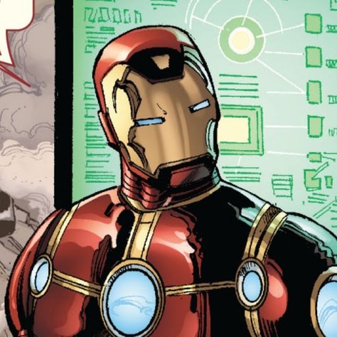 Iron Man Icon, Pfp Marvel, Male Cartoon, Tony Stark Comic, Iron Man Comic, Best Comic Books, Iron Man Tony Stark, Man Icon, Marvel Iron Man