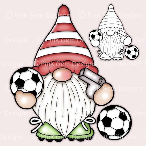 Black Line Png, Baseball Gnome, Elf Birthday, Football Gnome, Birthday Football, Line Png, Gnome Paint, Gnome Pictures, Garden Rock Art