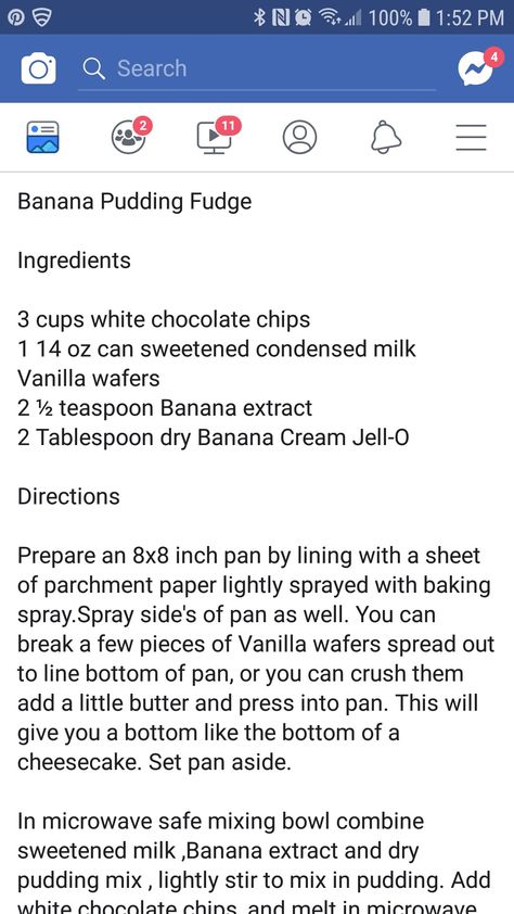 Banana Pudding Fudge Recipe, Banana Pudding Fudge, Banana Fudge Recipes, Diy Fudge, Fudge Recipe Condensed Milk, Pudding Fudge, Banana Fudge, Holiday Fudge Recipes, Holiday Fudge