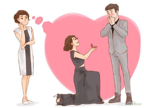 WikiHow: How to Propose to Your Boyfriend: 11 Steps (with Pictures)  Cutsie, but sweet. Love the art. Love Proposal, Ready For Marriage, Perfect Proposal, Renee Zellweger, Leap Year, Love Dating, Maybe One Day, Really Love You, Marriage Proposals