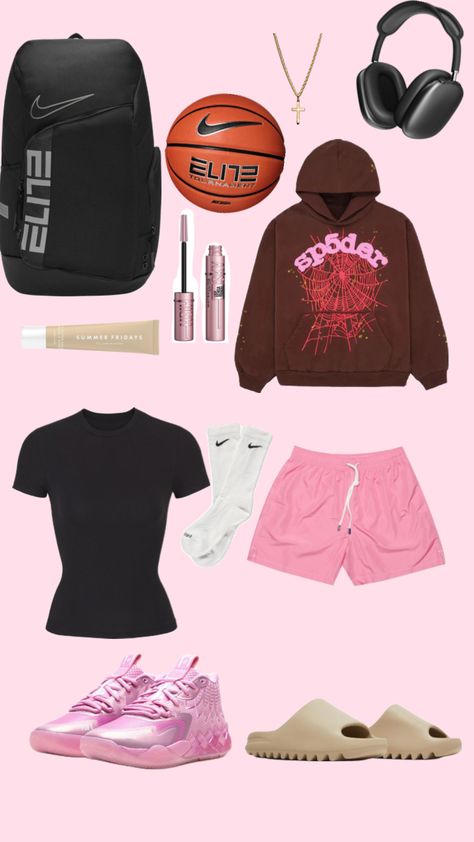 Casual Athletic Outfits, Basketball Game Outfit Women, Basketball Game Outfit, Casual Sporty Outfits, Basketball Clothes, Practice Outfits, Outfit Inspo Casual, Casual Preppy Outfits, Swaggy Outfits