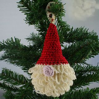 Free Father Christmas Bauble Crochet Pattern by Sarah Freeman - Spins and Needles. Crochet For Christmas, Crochet Heart Pattern, Crochet Santa, Crochet Christmas Decorations, Snowman Christmas Ornaments, Crochet Ornaments, Crochet Christmas Ornaments, Christmas Bauble, Santa Ornaments