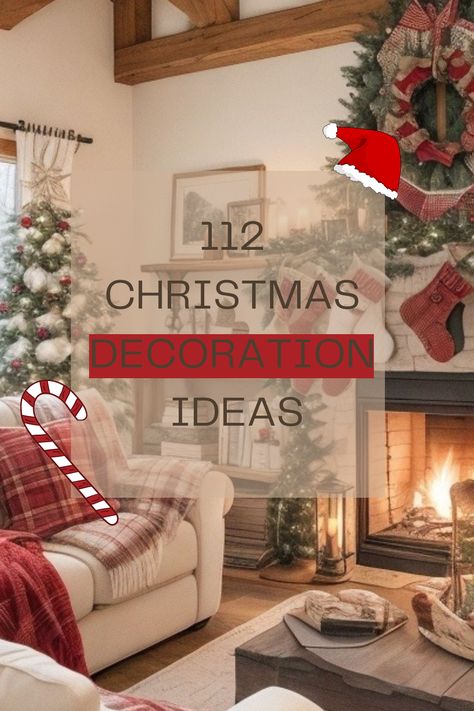 112 Christmas Decoration Ideas That Will Get Your Home Feeling Festive Christmas Decor Ideas For Hallway, Christmas Hallway Decor, Christmas Hallway Decorations, Hallway Christmas Decor, Hallway Decorations, Christmas Hallway, Santa Mailbox, Holiday Chaos, Ivory Candles