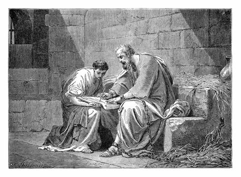 Paul Writing His Epistles In Prison Paul The Apostle, 1st Century, Saint Paul, New Testament, Christian Faith, The Well, Oeuvre D'art, Bible, Jesus