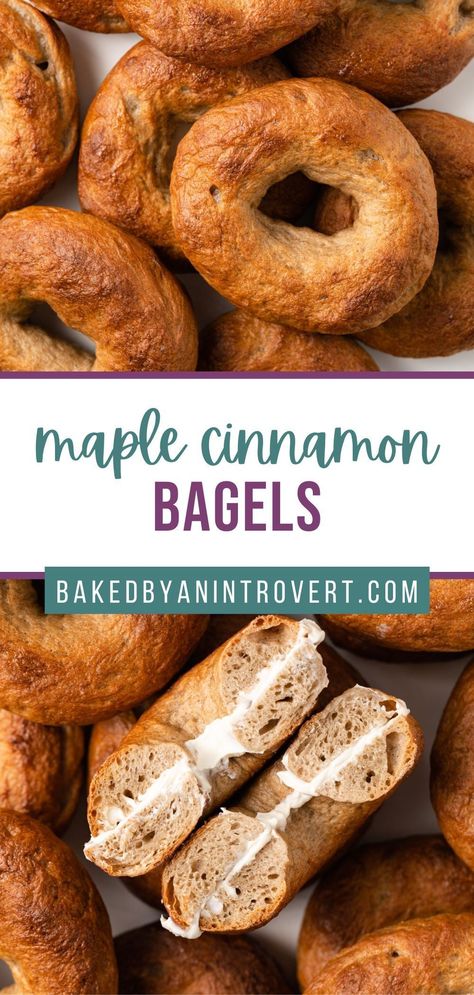 French Toast Bagel Recipe, Cinnamon Bagels, Bagel Recipe Easy, Homemade French Toast, Homemade Bagels, Bagel Recipe, Easy Cinnamon, Bread Machine Recipes, Dessert Bread