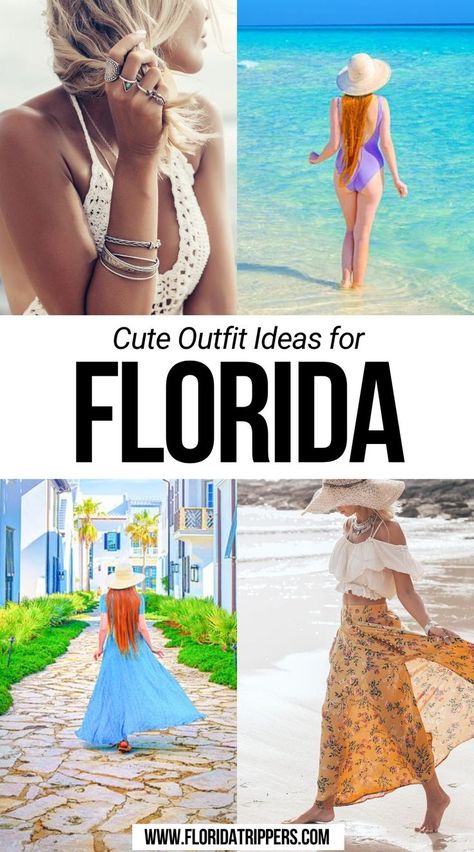 Cute Outfit Ideas for Florida Outfit Ideas For Florida, Florida Vacation Packing List, Outfits For Florida, What To Wear In Florida, What To Pack For Florida, Florida Outfit Ideas, Florida Packing List, Pack For Florida, Packing List For Florida