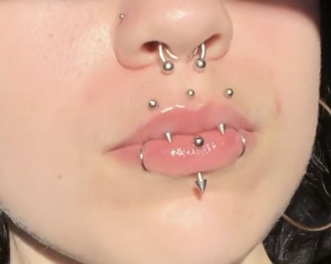 Angle Fangs And Snake Bites, Snake Bites And Angel Bites, Snakebites And Vertical Labret, Angel Bites And Snake Bites, Reverse Angel Bites, Angel Fangs And Snake Bites, Angle Bite, Angel Fangs, Snake Bites Piercing