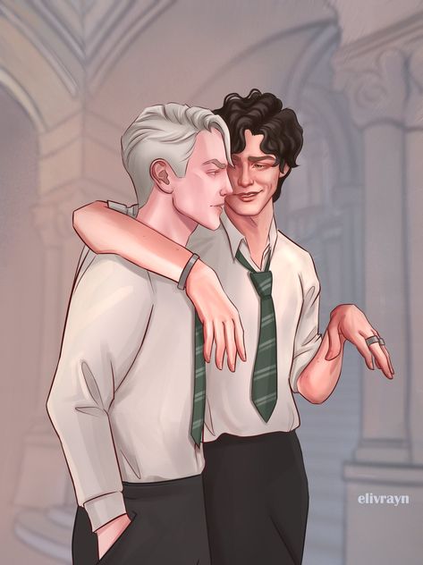 Elivrayn on Twitter: "Draco and Theo 🖤… " Theo And Hermione Fanart, Draco Malfoy And Theo Nott, Slytherin Gang Fanart, Draco And Theo Fanart, Theodore Nott And Draco Malfoy, Theodore Nott X Draco Malfoy, Theo And Draco, Nottpott Fanart, Draco And Theodore