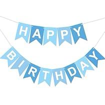 Blue Birthday Decorations, Boys Birthday Party Decorations, Boys Birthday Party, Blue Birthday, Happy Birthday Banner, Boys Birthday, Boy Birthday Party, Happy Birthday Banners, Banners Signs