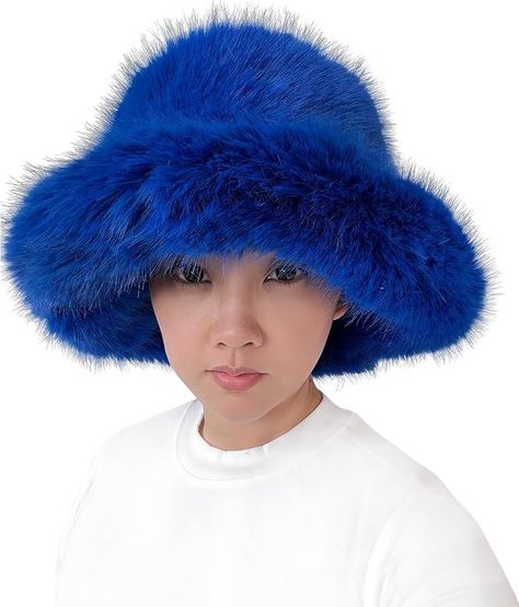 Bucket Hat Inspo, Fluffy Hat, Fluffy Bucket Hat, Fur Bucket, Faux Fur Bucket Hat, Fur Bucket Hat, Oversized Hat, Glute Workout, Fall Hats