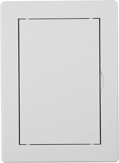 Vent Systems 4x6 Access Panel - Easy Access Doors - ABS Plastic - Access Panel for Drywall, Wall and Ceiling Electrical and Plumbing Service Door Cover - Exterior Dimensions 5.37x7.37 Inches - - Amazon.com Door Coverings, Access Panel, Door Cover, House Decorating, Drywall, Easy Access, Plumbing, Decorating Ideas, Doors