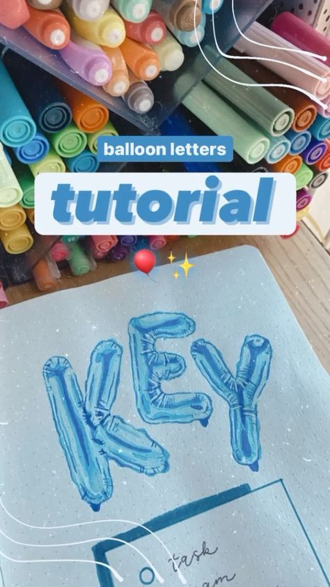 Bubble Letter Painting, How To Draw Balloon Letters Procreate, Balloon Letters Painting, Metallic Balloon Drawing, How To Make Balloon Letters, How To Paint Balloon Letters, Foil Balloon Drawing Tutorial, How To Draw Balloon Letters, How To Draw Bubble Letters