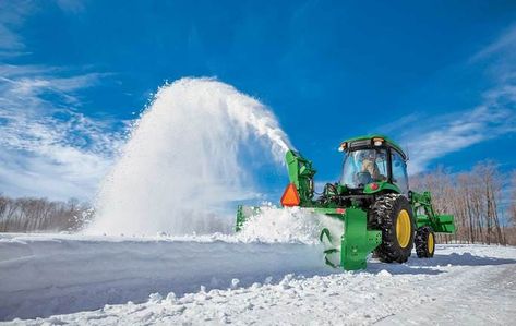 Preparing For Winter, Snow Removal Equipment, John Deere Tractors Farms, Snow Equipment, Tips For Winter, Start Of Winter, Utility Tractor, Tractor Attachments, John Deere Equipment