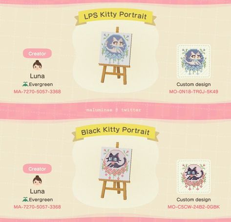 Cat Animal Crossing, Acnh Motifs, Luna Cat, Perfect Peach, City Folk, Mew Mew, Tokyo Mew Mew, Cat Animal, Animal Crossing Qr