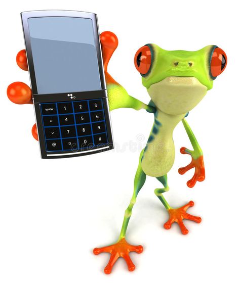 Frog with a mobile phone. Cute little frog, 3D generated picture #Sponsored , #sponsored, #ad, #mobile, #Cute, #generated, #phone Crazy Frog, Picture Illustration, Vector Character, Blackberry Phone, Blackberry, Free Stock Photos, Stock Illustration, Mobile Phone, Royalty Free Stock Photos