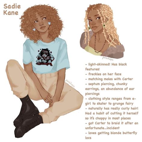 Kane Siblings, Riordanverse Fanart, Instagram Redesign, Kane Chronicals, Sadie Kane, Get Carter, Percy Jackson Fan Art, Magnus Chase, Kane Chronicles