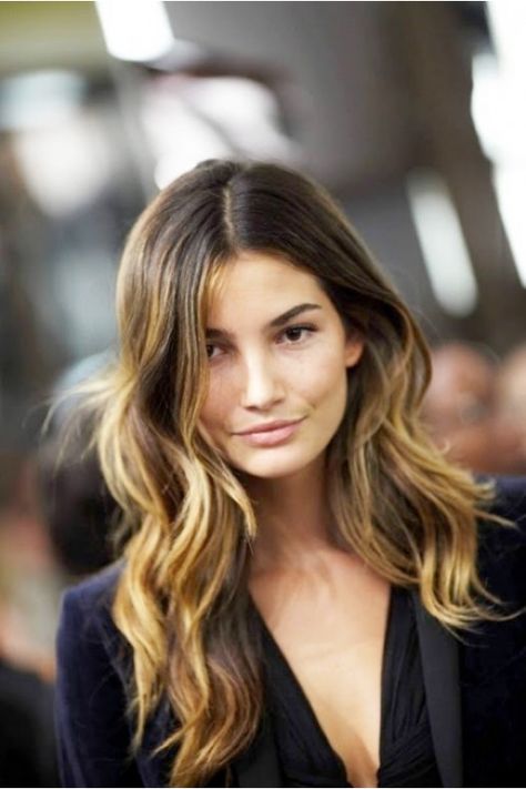 ombre hair Dark Ombre Hair, Trendy We Fryzurach, Square Face Hairstyles, Ombre Hair Blonde, Ombré Hair, Lily Aldridge, Bohol, Ombre Hair Color, Blonde Ombre