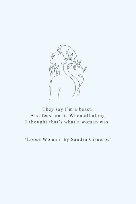 'Loose Woman' by Sandra Cisneros is a poem that explores themes of independence, self-expression, and defiance against societal norms and expectations. In the poem, the speaker embraces her identity with boldness and confidence, rejecting conventional judgments and stereotypes about women.  Read our full analysis to explore more!🌻  #SandraCisneros #LooseWoman #Empowerment #PoetryOfFreedom #FeministPoetry #CelebrateSelf #CisnerosPoems #PoetryCommunity #PoemsDaily #Bestpoems #Dailypoems Poem On Women, Sandra Cisneros, Poem Analysis, Poetry Analysis, Central Message, Key Quotes, Societal Norms, Poet Quotes, Fearless Women