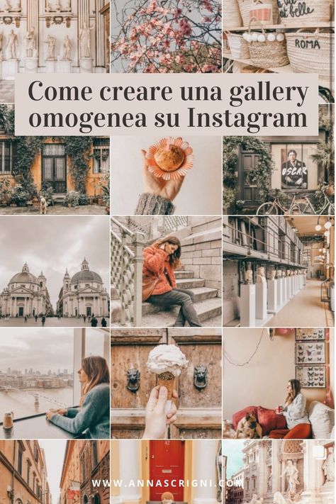 Come faccio ad avere una gallery omogenea su Instagram? Come faccio belle foto per Instagram? Ecco 9 consigli pratici da seguire per migliorare il tuo profilo Instagram. Social Tips, Social Branding, Feed Ig, Instagram Feed Ideas, Amulets, Instagram Story Ideas, Network Marketing, Instagram Feed, Travel Blog