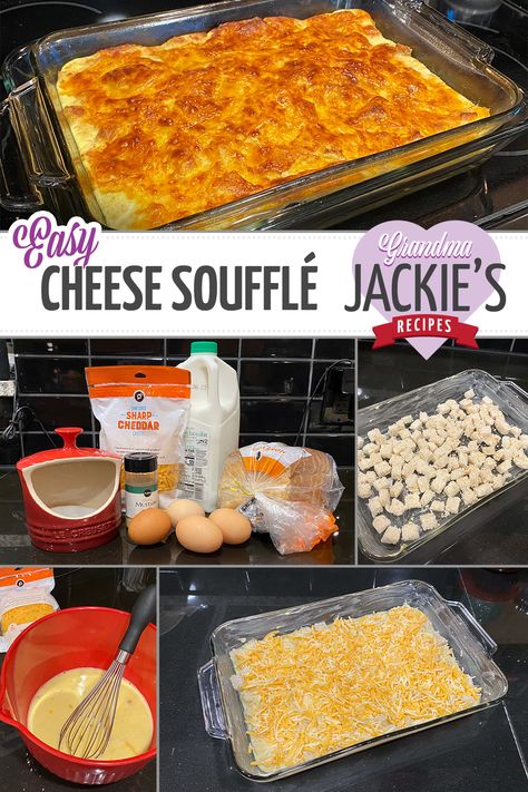 Four Cheese Souffle Panera, Egg And Cheese Souflee, Easy Cheese Souffle, Cheese Souffle Recipe Easy, Breakfast Souffle Casserole, Panera Cheese Souffle Recipe, Egg Souflee Recipes, Egg Souffle Recipes Easy, Egg Souffle Recipes