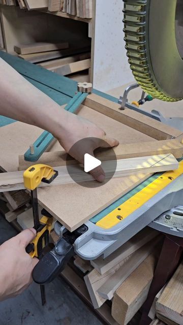 Wise woodworking | Camping | Upcycling | 목공 | 캠핑 on Instagram: "Easy miter saw jig
#woodworkingjigs #woodworking" Downloadable Woodworking Plans, Finding Meaning, Workshop Design, Wood Artist, Miter Saw, Woodworking Jigs, Fine Woodworking, Home Repairs, Woodworking Techniques