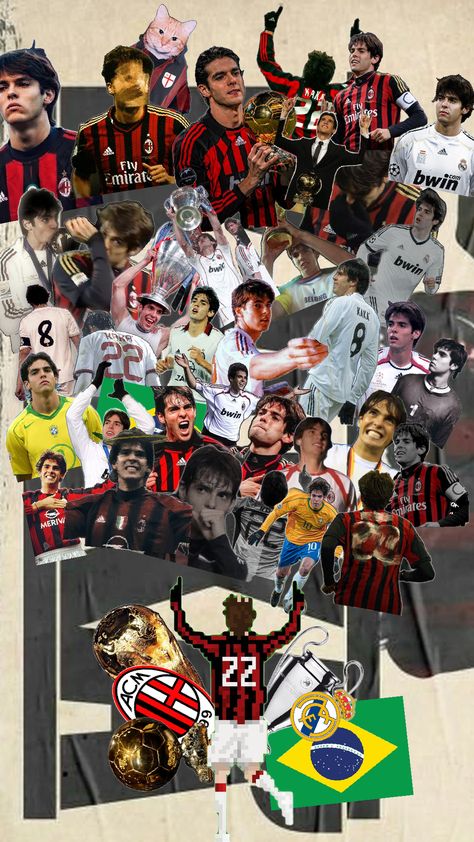 aesthetic Kaka Aesthetic, Athletic Posters, Football Players Images, Football Images, Ac Milan, Football Players, Fifa, Milan, Brazil