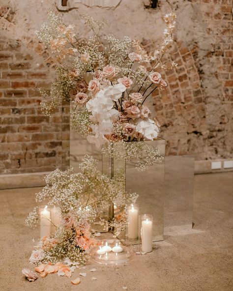 Aisle Candles, Candle Lit Ceremony, Best Of 2022, Ceremony Candles, Hunter Valley Wedding, Romantic Candlelight, Dream Wedding Decorations, Wedding Backdrop Design, Modern Flower Arrangements