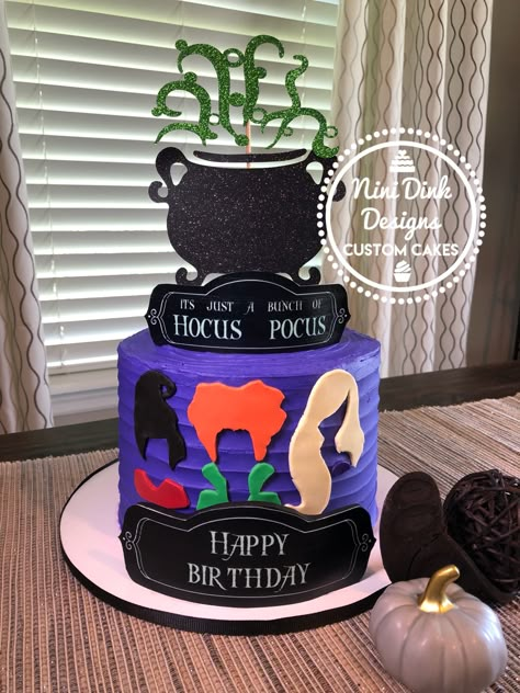 Hocus pocus cake Hocus Pocus Birthday Cake Ideas, Hocus Pocus Birthday Party Kids, Hocus Pocus Cake Ideas, Hocus Pocus Cake Topper, Hocus Pocus Birthday Cake, Hocus Pocus Cupcakes, Hocus Pocus Birthday Party, Hocus Pocus Cake, Hocus Pocus Birthday