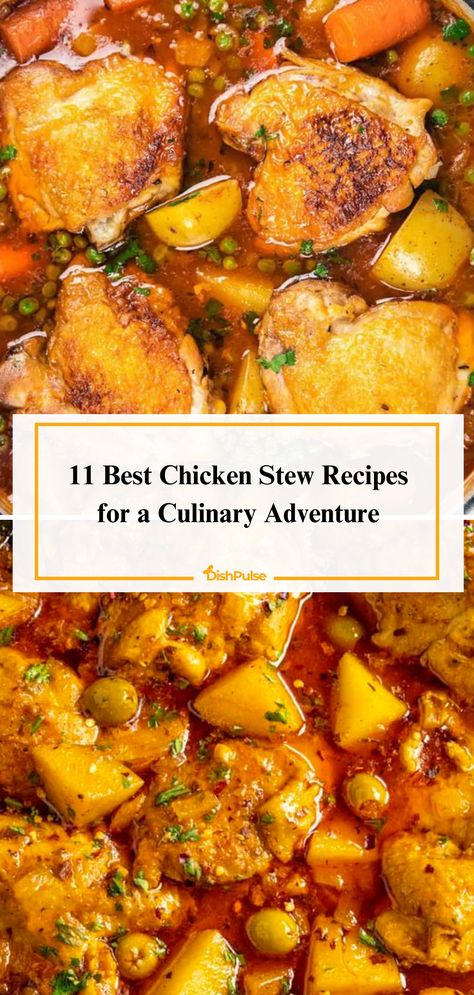 Embark on a culinary adventure with these 11 Best Chicken Stew Recipes! From hearty classics to exotic twists, there's a flavor for every palate. 🍲✨ 


#DishPulse #ChickenStewDelight #ComfortFood #OnePotWonder #RecipeInspiration #FoodieFaves #HomeCooking Stewing Chicken Recipes, Easy Chicken Stew Recipes, Best Stew Recipes Ever, Chicken Stew Recipe Easy, Fall Stews, Chicken Stews, Best Chicken Stew, Easy Chicken Stew, Jamaican Brown Stew Chicken