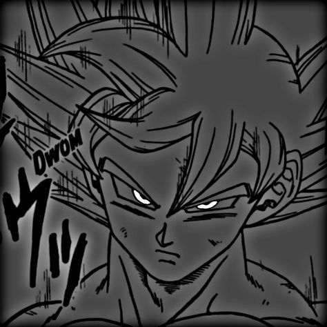 Manga Pfp, Dragon Ball, Black And White, Anime, White, Black