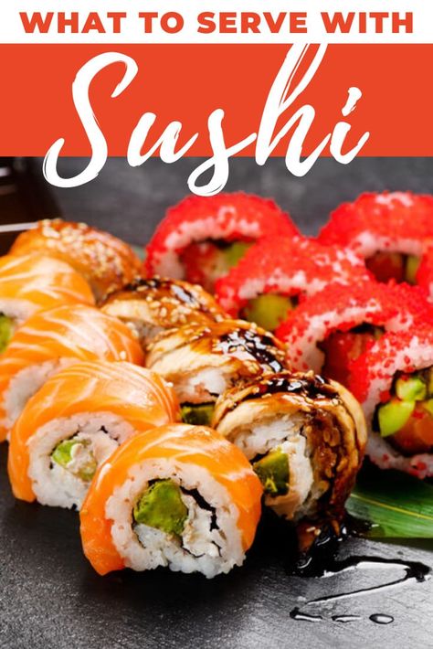 Transform your sushi into an unforgettable meal with these 12 Japanese-inspired side dishes. From tempura and miso soup to gyoza dumplings and matcha ice cream, these sides are sure to delight. Side Dish For Sushi, Sides With Sushi, Sushi Sides Dishes, Sushi Side Dishes, Sushi Sides, What To Serve With Sushi, Gyoza Dumplings, Matcha Ice Cream, Sushi Night