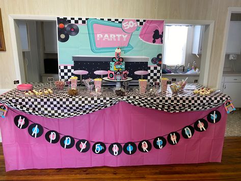 Grease Theme 1st Birthday Party, Grease Party, Jive, Theme Party, Sweet 16, Grease, Rock And Roll, Party Themes, Turn Ons