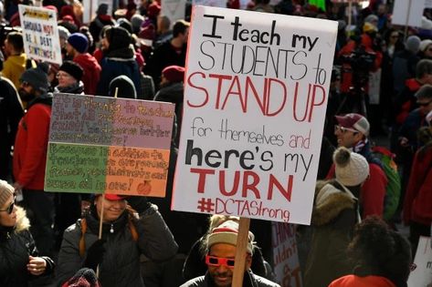 Teacher Picket Signs, Teacher Strike Signs, Teacher Strike Sign Ideas, Strike Signs, Picket Signs, Teachers Strike, Climate Justice, Teacher Signs, Teacher Life